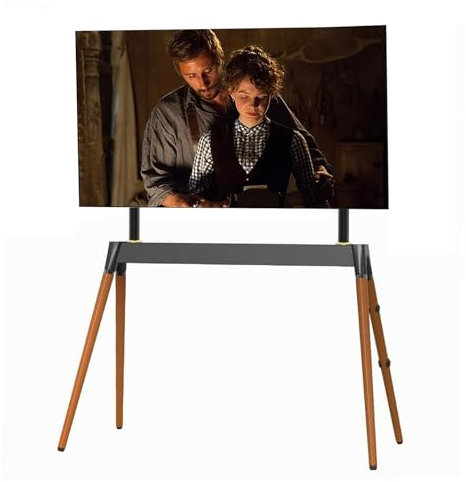 GXXINGIN Soporte de Suelo Universal para televisores LCD LED OLED de 55 a 86 Pulgadas, diseño de Altura Ajustable y Que Ahorra Espacio, Soporte de TV portátil para Sala de Estar de Dormitorio en Esqu