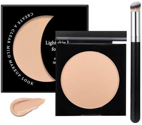 Correcteur des yeux avec argile colorée, correcteur de couleur Undereye Corrector avec pinceau, imperméable et durable, pour les cernes, couverture complète, fond de teint hydratant pour les yeux