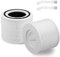 Feelhap 2 Stück Ersatzfilter für LEVOIT Core 300 / Core 300S Luftreiniger -3-in-1 True-H13-HEPA-Filter, Reinigt bis zu 99,98% Staub, Pollen, Ersatz Core 300-RF Filter, für Allergiker Raucher, Weiß