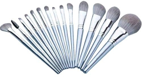 Makeupborstar Komplett applikatorsats för kosmetika | Set med sminkborstar för makeup och kosmetika För kvinnor, resor, salongsbesök, , daglig sminkrutin, makeupövning,