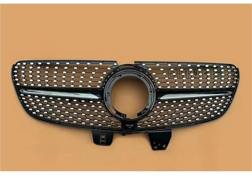 Kühlergrille Für Mercedes Für Benz Für V Klasse W447 W448 2015-2023 V250 V260 Diamant Für AMG Stil Front Grille Für Sport Grill Kühlergrill(Diamond Black)