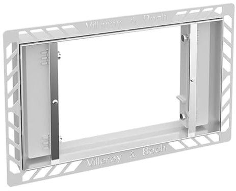 Villeroy & Boch VB ViConnect 9221 Flush-Mounted Installation Kit 295 x 186 x 5-25 mm Stainless Steel