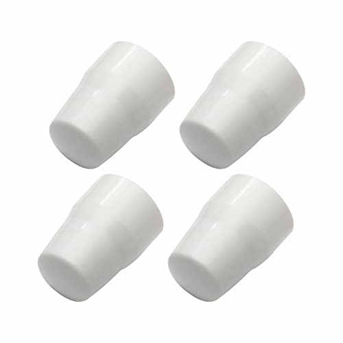 SUL Radiator Valve Cap, Universal Radiator Valve Caps Replacement Push-Fit White Plastic Radiator Cap (4)