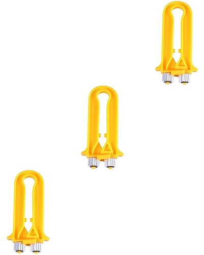 Angoily 3stücke Bienenhaltung Drahtspanner Crimper Orange Professionelles Werkzeug Zur Spannungsregulierung Von Bienenrahmen Robuste Konstruktion Mit Kunststoffgriff Und Metallrädern