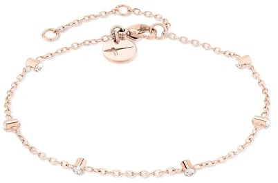 Tamaris Armband für Damen aus Edelstahl, Frauen Armschmuck größenverstellbar und wasserfest