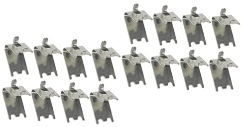 IWOWHERO 16pcs Refrigerator Freezer Fridge Organizers Cooler Shelf Brace Clips Support Hooks