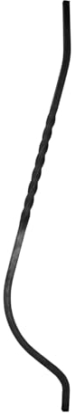 shivler Zaunelemente Gartentor Metallzaun Zäune Zaundekoration Zaunpfosten Balkonverkleidung Set Verschiedene Muster (790x135mm - 04.045/4 Stück)