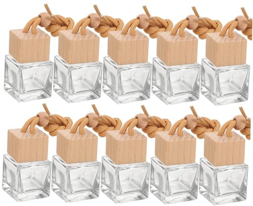 PAMINGONO 10pièces Flacons De Parfum Vides pour Voiture Petits Contenants pour Huiles Essentielles Ou Parfum Préféré