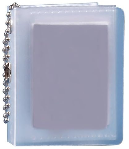 1 x Fotokarten-Album, Mini-Fotoalbum, Kpop 5,1 cm, Anhänger, Foto-Organizer, Schlüsselanhänger, Mini-Fotokartenbuchhalter