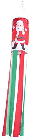 SEWOART Weihnachtsdeko Windsackflagge Hängend Für Draußen Party Dekoration Mit Raffiniertem Design Für Weihnachtsfeier Stimmung