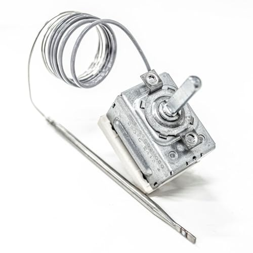 JPshop - Thermostat électrique réglable température four 2 contacts compatible avec Ariston - Indesit