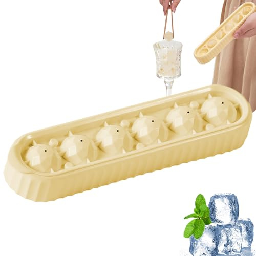 Molde de - Forma de bolas de hielo en forma de diamante para congelar,Fácil De Quitar Y Hornear A Prueba de Fugas Para La Cocina, Adecuado Para Café, Cócteles, Whisky, Jugos, Cerveza, Bourbon Y