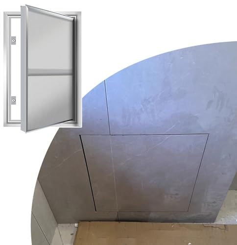 Sportello Ispezione Pannello di Accesso Magnetico per Parete Piastrellata, Sportello di Contatore Piastrellabile in Alluminio, Coperchio Della Piastra di Accesso al Cablaggio(18x28in (45x70cm))