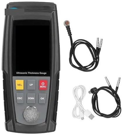 Spessimetro, Misuratore di spessore ultrasonico digitale WT130A con scatola for strumenti misurazione della larghezza del vetro e metallo