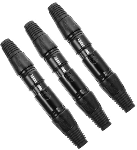 OATIPHO Set da 6 Connettori Xlr Maschio e Femmina a 3 Poli per Microfono, in Plastica e Rame, Design Speciale e Uso Pratico per Audio Professionale