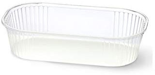 MAQA 100 pezzi Contenitori take away per dolci con bagna, pirottini monoporzione per babà piccoli, 7.3 cm x 4.5 cm H 2 cm