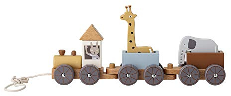 Bloomingville Nachziehspielzeug Coty, mehrere Farben, Buche