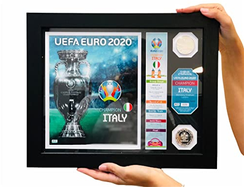 UEFA EURO 2020 Offizielle Trophäe Italien, Meisterprobe D'Europas – ein Dokument für Nichtvergessen.