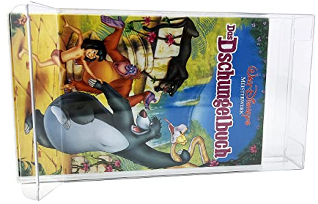 Reset Retro 10x Schutzhüllen für VHS Videokasetten im 0,5 mm starkem PET Material- Game protecors case - optimaler Schutz und praktische Aufbewahrung für Sammler (VHS klein 196 x 127 x 31 (mm))