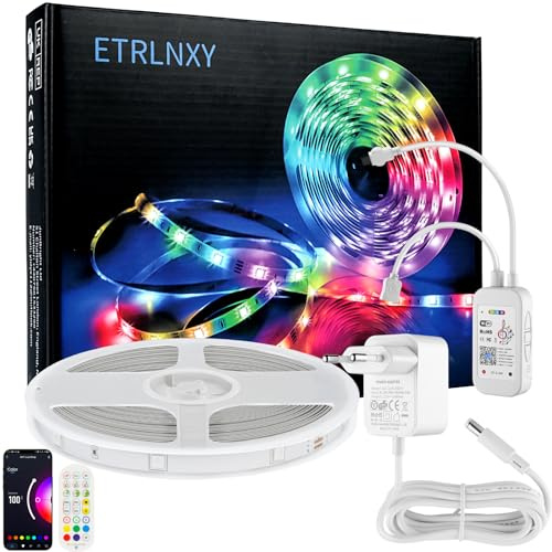 Alexa LED Strip 10m, Wifi LED Band RGB LED Stripes LED Fairy Lights Musik Sync, App Arbeitet mit Google Assistant, LED Strips Szenenmodus Schlafzimmer Küche Partei