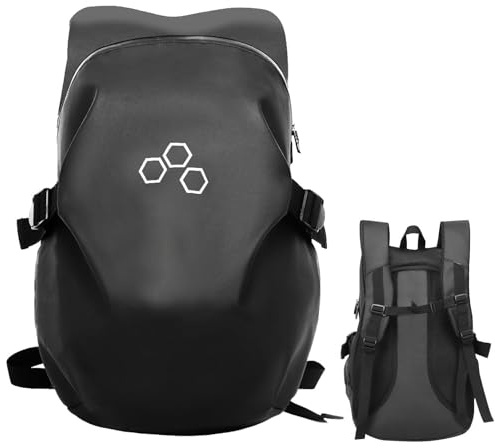Kasmole Zaino da moto | Borsa da moto morbida e alla moda di grande capacità,Accessori per moto per esplorazione, viaggi a casa e lavoro, viaggi, ciclismo, competizione,