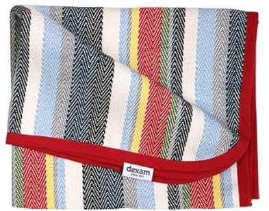 Striped Recycled Cotton Heavy Duty Oven Cloth - Red