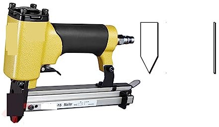 Agrafeuse, Pistolet à clous pneumatique agrafeuse à Air cadre photo pistolet cloueuse agrafeuse manuelle P515 HM515 V1015 pistolet pneumatique à Angle de clou pour les projets de menuiserie, professio