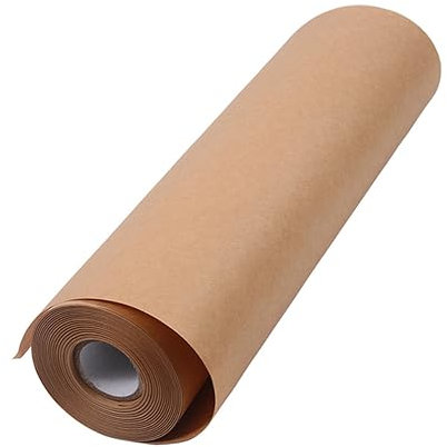 SEWACC Breite 45 Cm X 30 M Kraftpapierrollen Braune Kraftpapierrolle Zum Verpacken Von Geschenken Dekoratives Kraftpapier Für Blumensträuße
