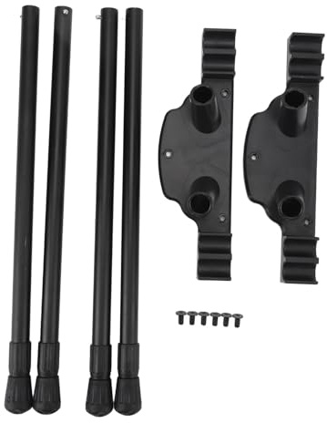 Klappbare Camping-Tischbeine, höhenverstellbar stabile Aluminiumlegierung mit Nylonverbindungen, Faltbare Outdoor-Tischbeine für Garten Picknick und Outdoor-Abenteuer