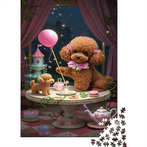 Teacup Poodle1000 Adult Puzzles, 1000 Puzzle Educational Games, Home Decoration Puzzles1000pcs (75x50cm)