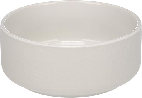Hundenapf Keramik – hundenapf Keramik groß – 1,2l – stilvoll & robust – rund weiß – Flamingo