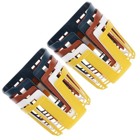 iplusmile 8stücke Blumenkübel Dekorativ Zum Aufhängen Wand Pflanzgefäße Aus Kunststoff Für Zaun Und Geländer Behälter Für Garten Veranda Und Balkon Pflanzkorb Zur Wandmontage