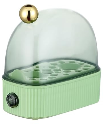 XYUERU Electric Egg Cooker,Portable Rapid Egg Boiler Machine | Boiler Poacher Automatic Multipurpose Cooker Poacher 2 Eggs for Breakfast Fast Heating For Soft Half Hard Boiled Eggs(Green)