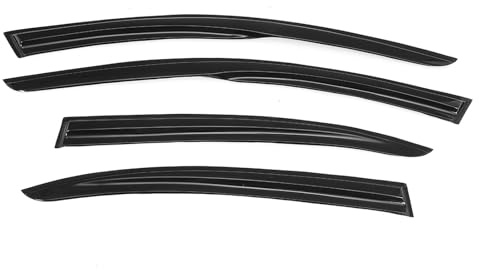 Car Windabweiser Seitenfensterabweiser Getönt Wetterfest Für Skoda Für Octavia Für MK4 2020+ Fenstervisier Lüftungsschlitze Windschutz