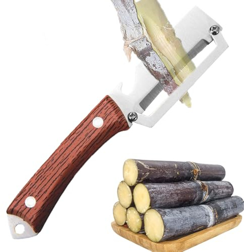 Pelador De Caña De Azúcar,Pelador Manual De Calabaza Acero Inoxidable - Herramienta De Cocina Ergonomica Para Apartamento Residencia Hotel Restaurante