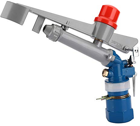 ERYUE Aspersor de Riego G1 PNPT de 1 Pulgada DN25, Herramienta Riego Fácil Operar para Ecologización Urbana, Protección contra Incendios, Aleación Aluminio, 1 Aspersor Jardín