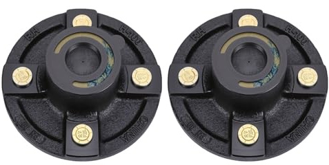 Naroote 4 Lug Trailer Hub Kit Strong Adaptability 2000 Lb Load Capacity for Tool Trailers, Daily Transportation