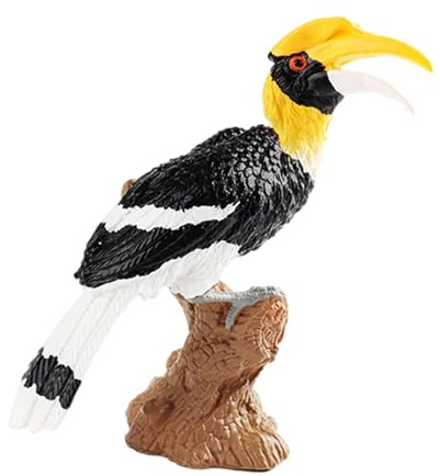 ICDKOYK Lebensechte Tierfigur, Vogelfigur, Lernspielzeug, Spielset zur Förderung der Für Fantasie und Spielzeit von Kindern, Tierfigur, Spielzeug, realistische Vogelsimulation, Sitzstangen stehend