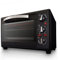 Grunkel - Horno eléctrico multifunción de sobremesa de 28L - HR-28NRM - Con 3 funciones de calor, selector de temperatura hasta 230ºC y temporizador de 60 min. Accesorios incluidos - 1600W – Negro