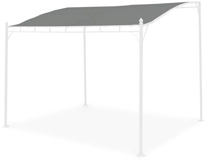 Alice's Garden - Toile de Toit Grise pour tonnelle 3x2.5m Brestum - Toile de Rechange pergola. Toile de Remplacement