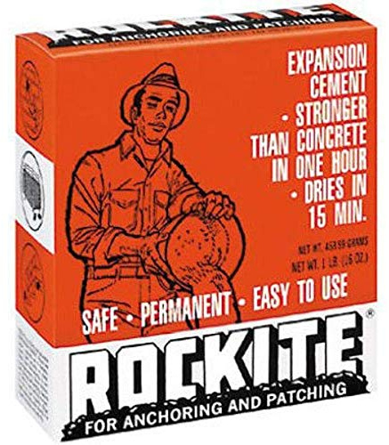 2 Set Brand Rockite Expansion Cement 15 Min 1 Lb, Used for Hardware, Glue