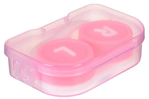 Lens Storage Cases， Contact Lens Cases,Mini Box Container, Mini Square Contact Lens Case With Mirror Women Colored Contact Lenses Box Eyes Contact Lens Container Lovely Travel Kit (Color : Pink) ( Col