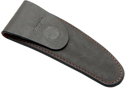 deejo 37g Belt Leather Sheath, Mocca Taschenmesser Tasche
