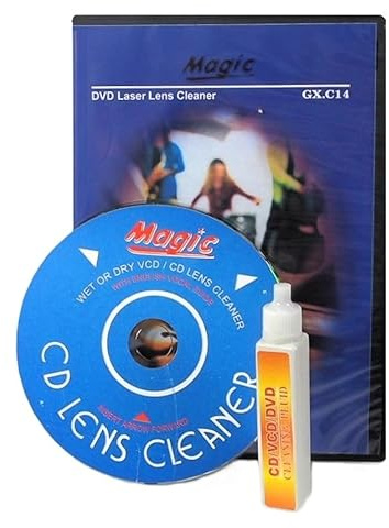 CD/DVD Player Lens Cleaner Disc Cleaning Set