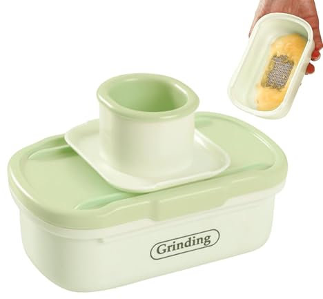 Tritaaglio - Strumento Per Tagliare L'aglio, Grazie Al Suo Semplice Di Smontaggio | Frantoio Per Aglio Multifunzionale, Strumento Per Piallare L'aglio Con Affettaverdure Per Aglio