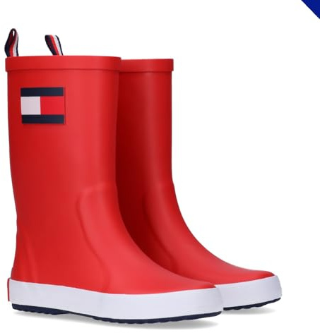 Tommy Hilfiger, Botas de agua, Rudy, Rojo, 26