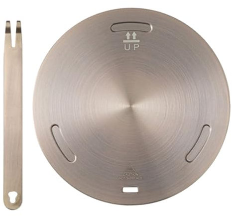 Holibanna 1set Induction Heat Diffuser Plate Thermal Guide Plate for Electric and Gas Stoves for Stewing and Cooking Dairy Products Easy to Clean Cooking Tool
