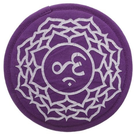 GOOHOCHY Klangschalenkissen Aus Hochwertigen Materialien Exquisiter Verarbeitung Tibetischem Buddhismus-design Für Meditation Für Familie Und Freunde Buddhismus Glauben