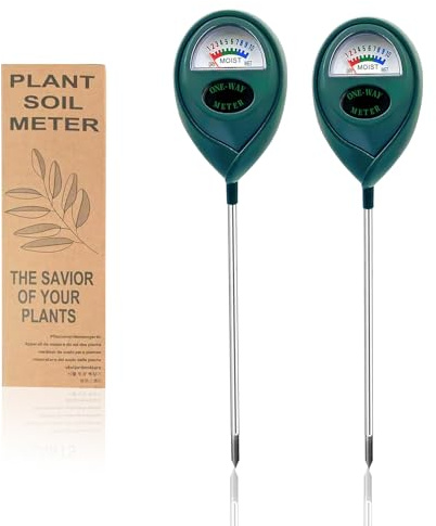 Grün Bodenfeuchtigkeitsmesser, Bodentester, Feuchtigkeitsmesser Pflanzen, Bodenfeuchtigkeitsprüfer, Bodenwassertester für Pflanzen, Pflanzenfeuchtigkeitsmonitor, keine Batterie braucht