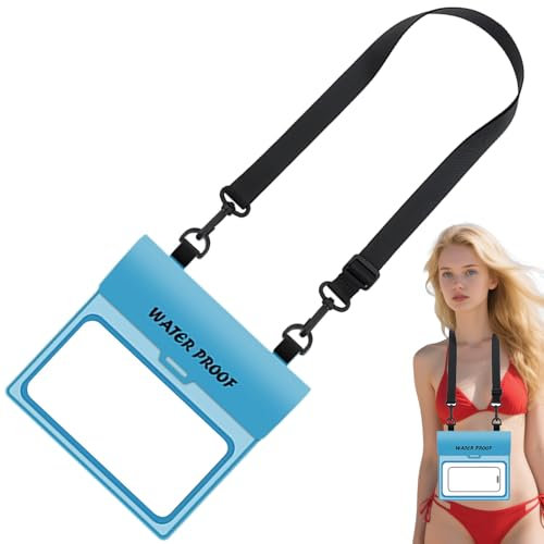 Handytasche Wasserdichte Handytasche - Wasserdichte Handytasches aus PVC | Große Smartphone-Hülle mit Touch-Funktion für Freizeit, strands und Outdoor Organizer-Tasche wasserfest für Smartphones